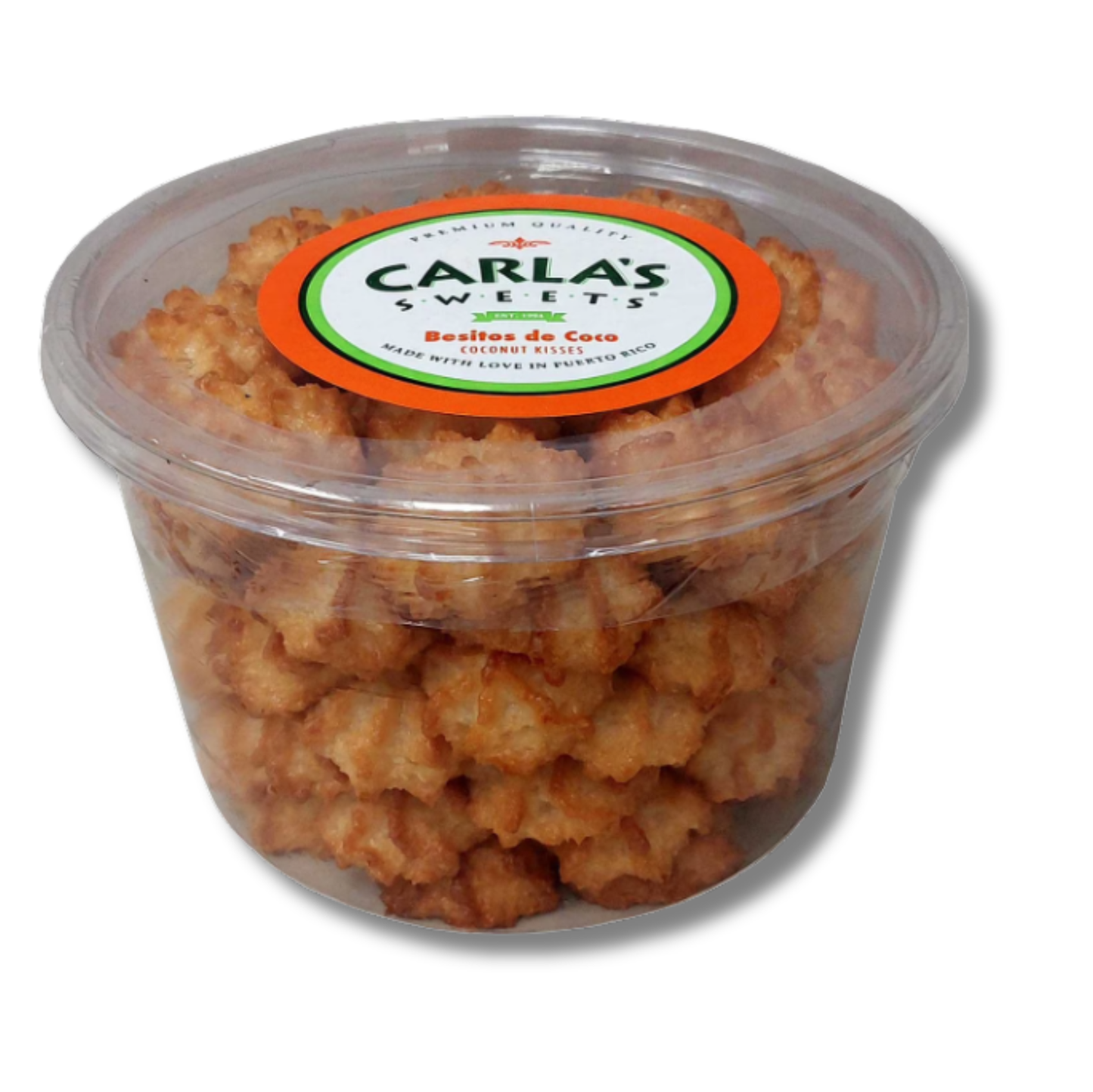 Carla’s Sweets Besitos de Coco 64 oz 🥥✨🇵🇷 | Dulce Tradicional de Coco con Miel