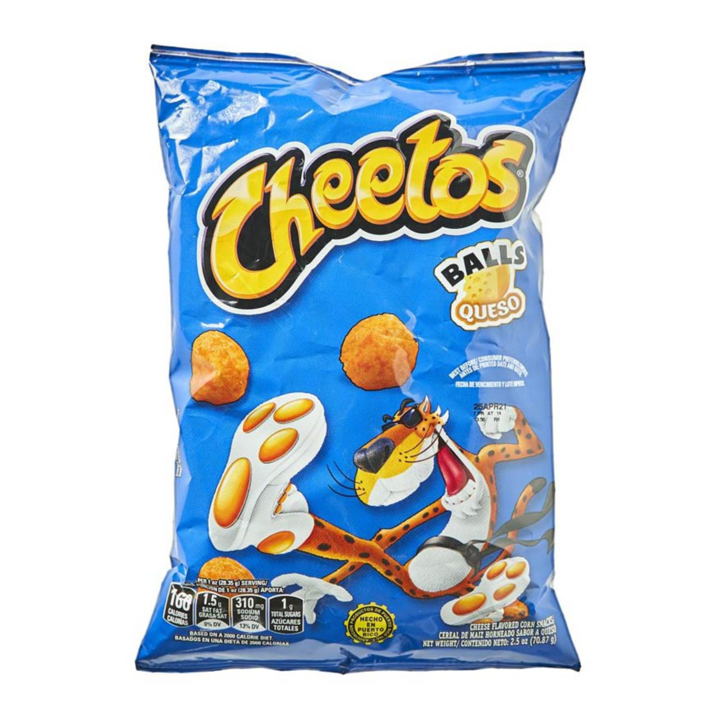 Cheetos Chips Balls Queso 2.5 oz 🧀🔥 | Bolitas Crujientes de Queso Tipo Snack