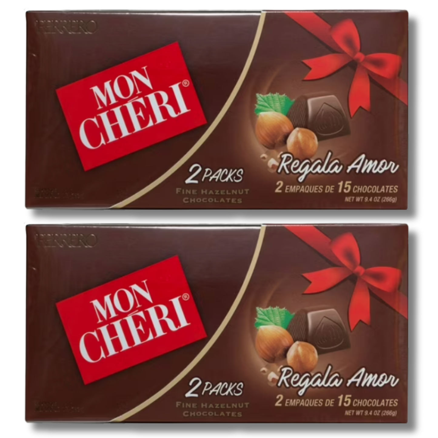 Ferrero Mon Chéri Chocolates 2 Pack 🍒🍫✨ | Chocolate Premium con Licor y Cereza