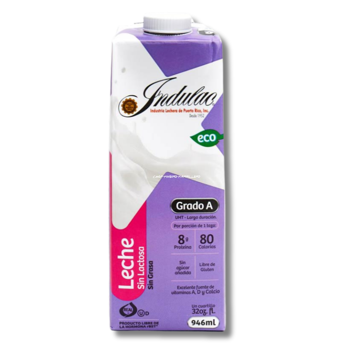 Indulac Leche Sin Lactosa UHT 32 oz 🥛 | Leche de Puerto Rico Fácil Digestión