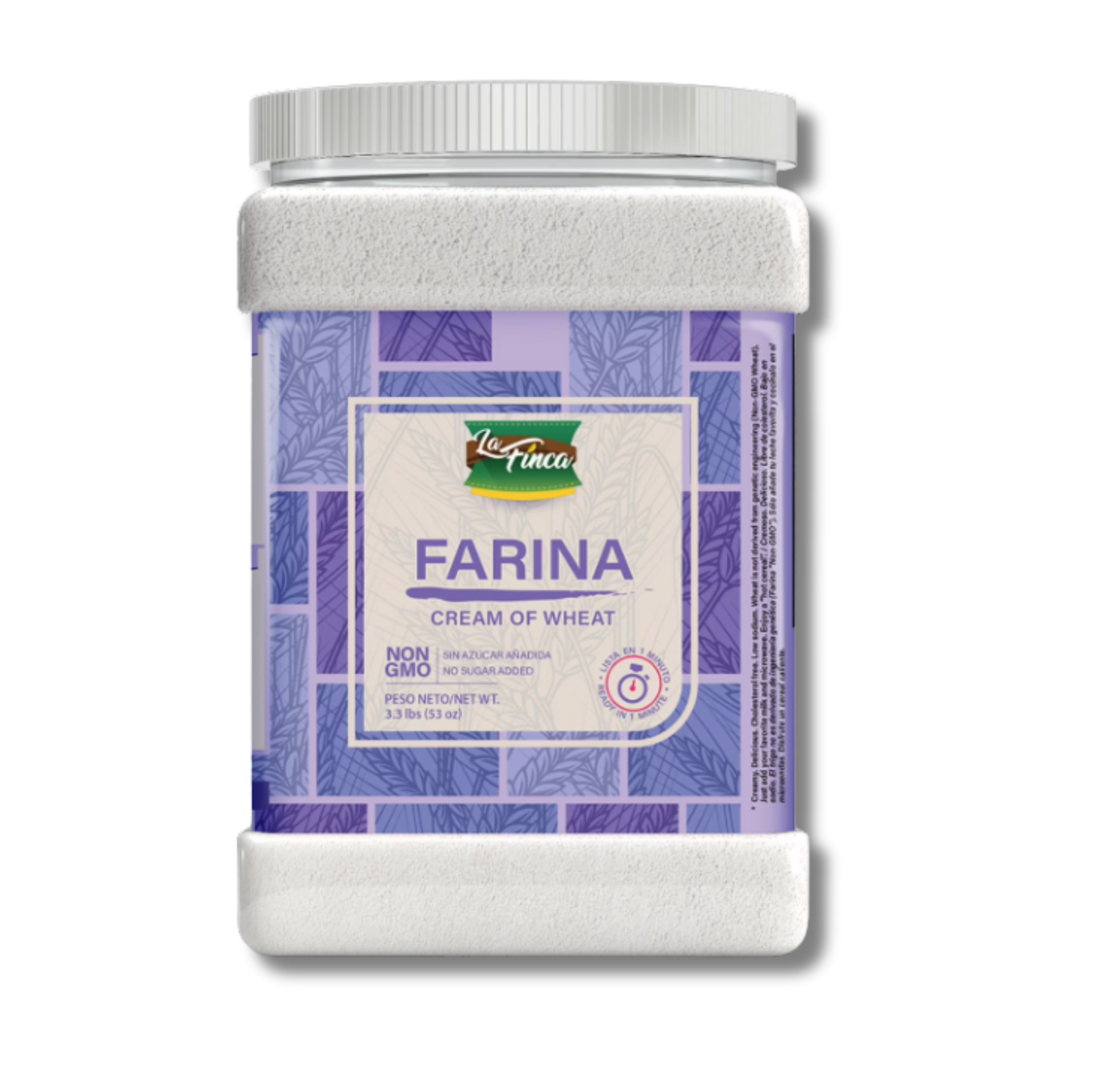 La Finca Cream of Wheat 53 oz 🥣🌾 | Harina de Trigo para Avena Caliente Estilo Boricua