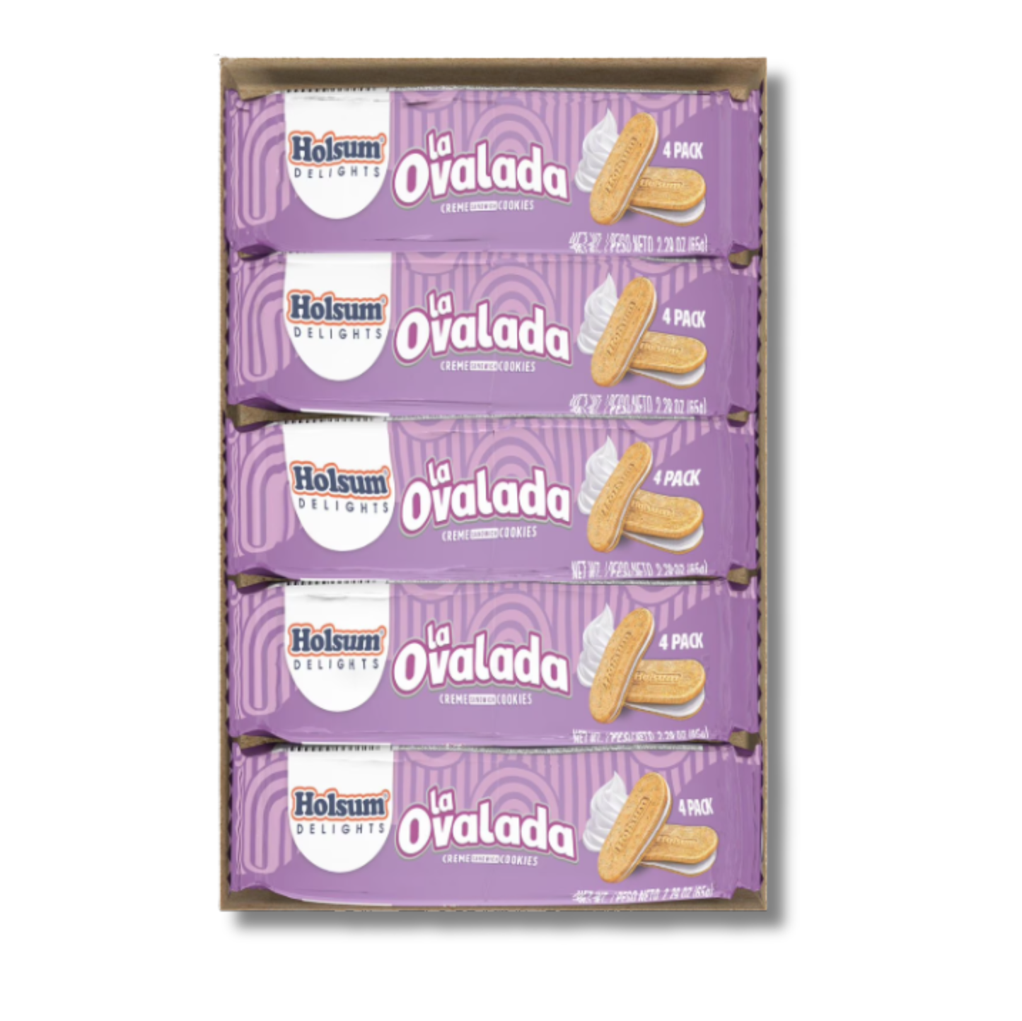 Holsum Delights La Ovalada Creme Sandwich Cookies 10 Pack 🍪✨🇵🇷 | Galletas Rellenas de Crema Boricuas