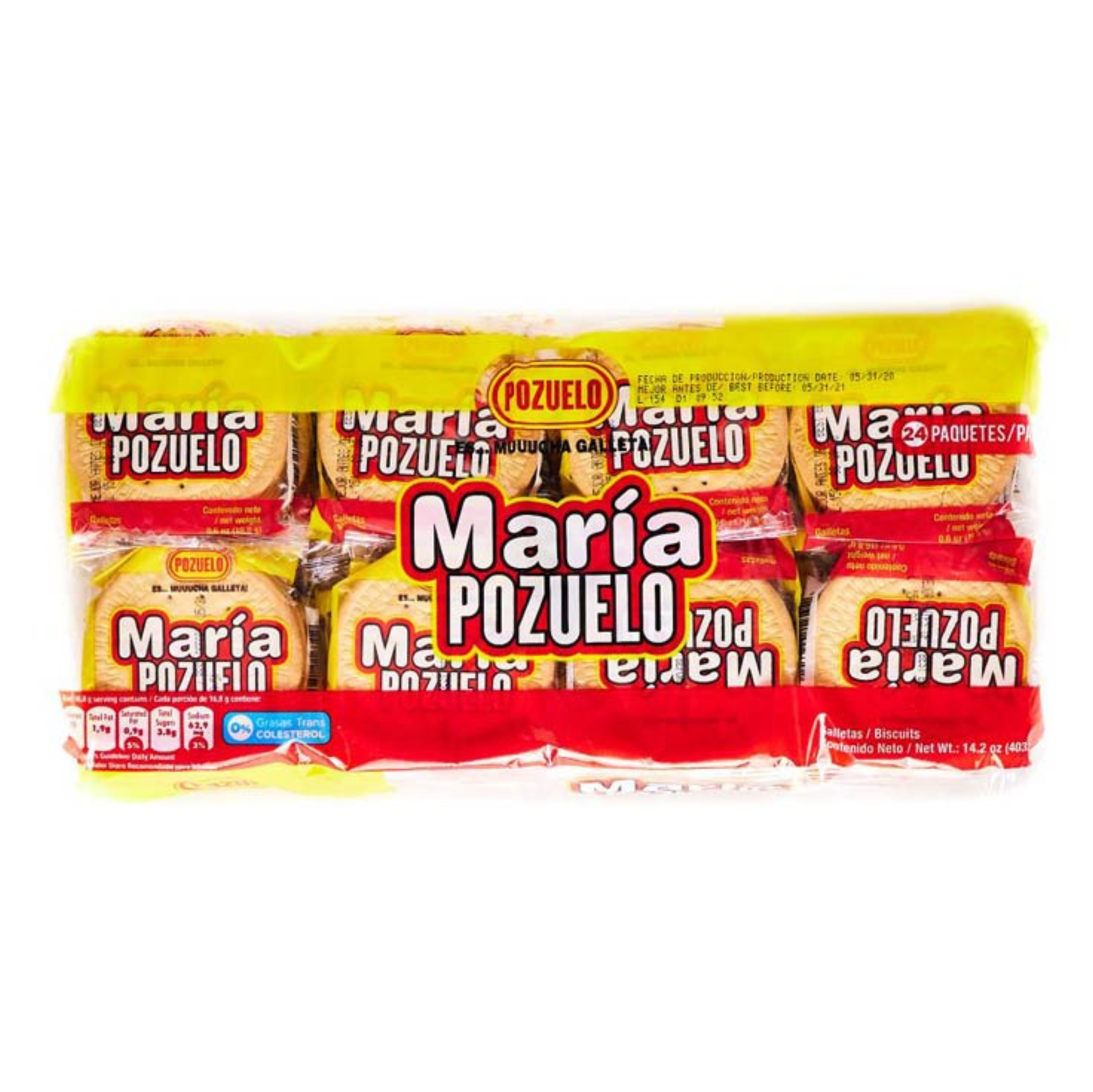 Pozuelo María Pozuelo Galletas 24 ct 🍪🇵🇷 | Galletas Clásicas Dulces Tipo María
