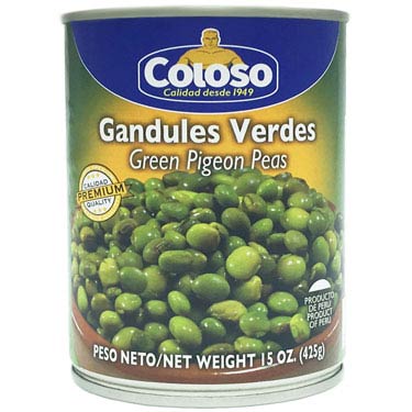 Lata Coloso Gandules Verdes 15 oz