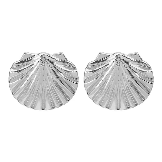 016 Aretes Caracol Ocean Roosmy Gold Plated 🐚✨ | Pendientes Dorados con Rhinestones Elegantes