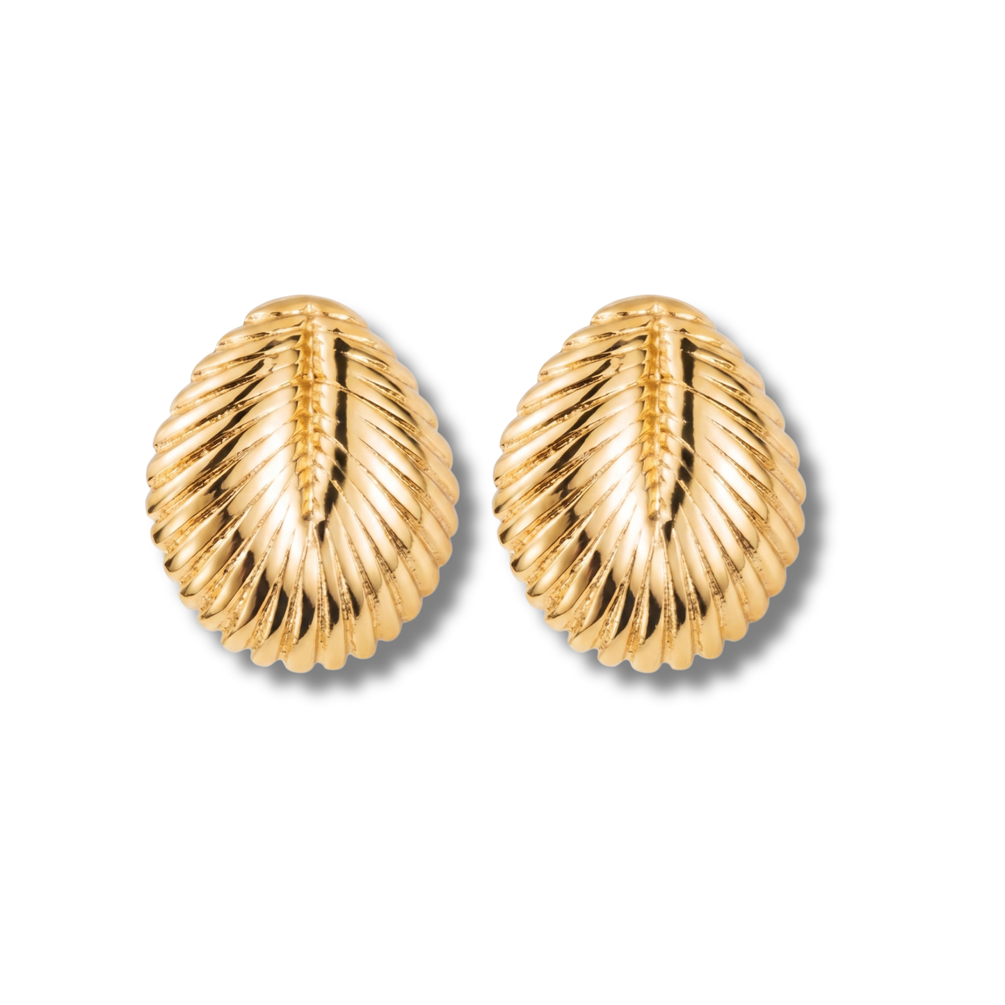 006 Aretes Ocean Roosmy Gold Plated 🌊✨ | Pendientes Dorados con Rhinestones y Acero Inoxidable