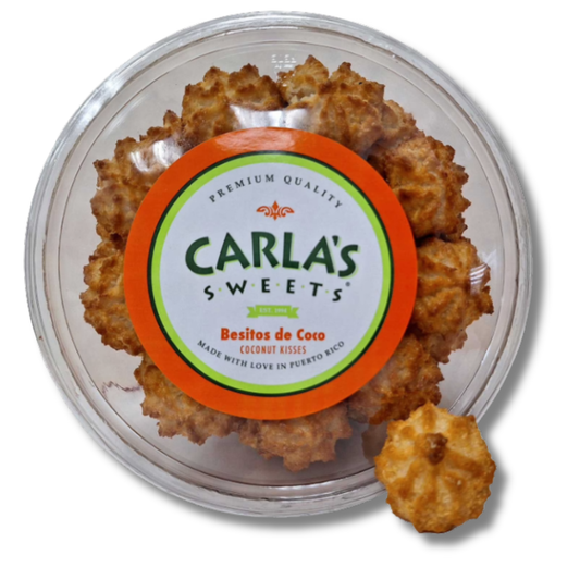 Carla’s Sweets Besitos de Coco 64 oz 🥥✨🇵🇷 | Dulce Tradicional de Coco con Miel