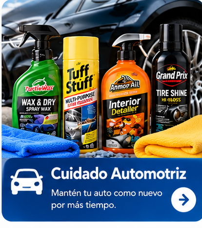 Productos de limpieza y cuidado automotriz