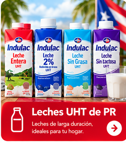 Leches UHT de Puerto Rico de larga duración