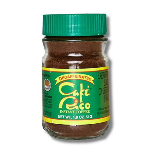 Café Rico Instantáneo Descafeinado 1.8 oz ☕ | Café de Puerto Rico