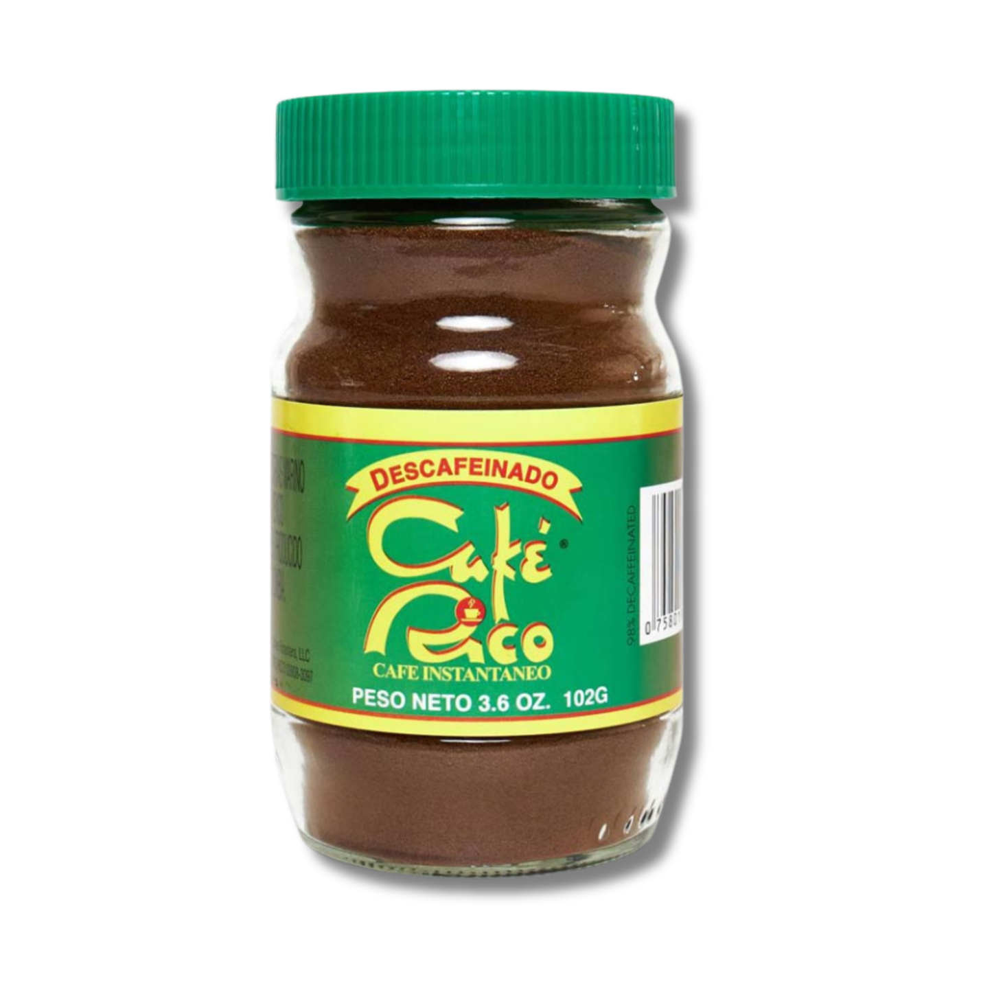 Café Rico Instantáneo Descafeinado 3.6 oz ☕ | Café de Puerto Rico