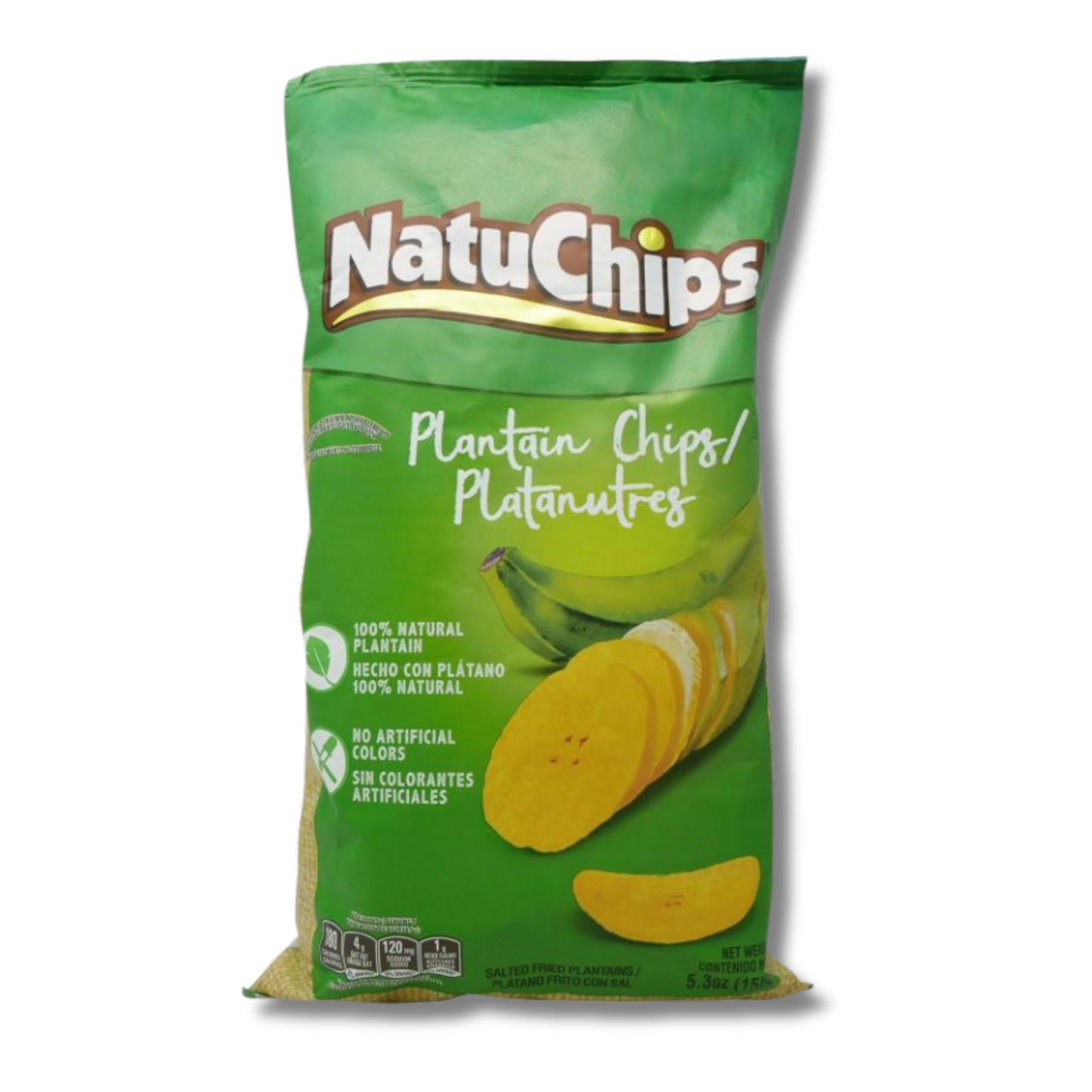 Caribas Natuchips Platanutres 1.2 oz 🍌 | Chips de Plátano Natural Snack Boricua