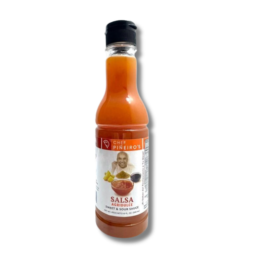 Chef Piñeiro Salsa Agridulce 10 oz 🍯🥢 | Salsa Dulce y Ácida para Cocina Asiática y Fusión