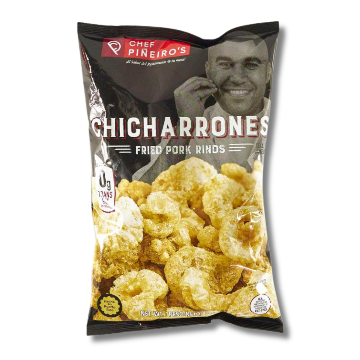 Chef Piñeiro’s Chicharrones 4.5 oz 🐷 | Snack Crujiente Boricua