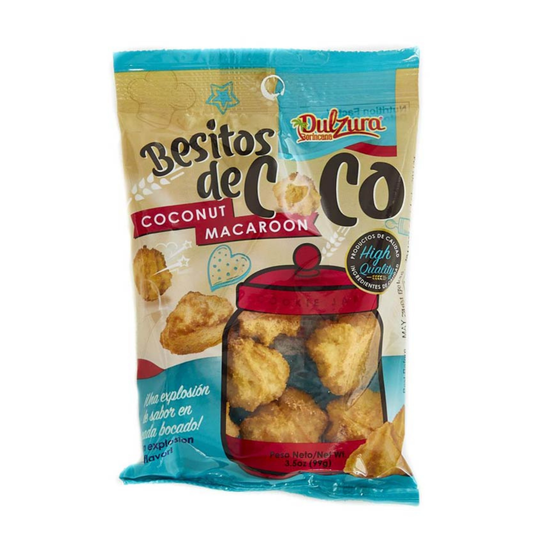 Dulzura Besitos de Coco 3.5 oz – Dulce Tradicional Puertorriqueño