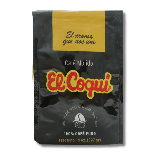El Coquí Café Molido Puro 14 oz ☕ | Café Clásico de Puerto Rico