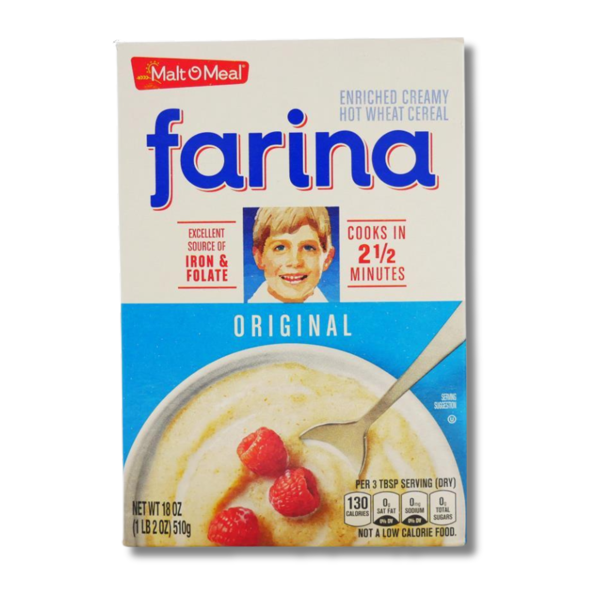 Malt-O-Meal Farina 18 oz 🥣 | Cereal Caliente de Trigo para Desayuno