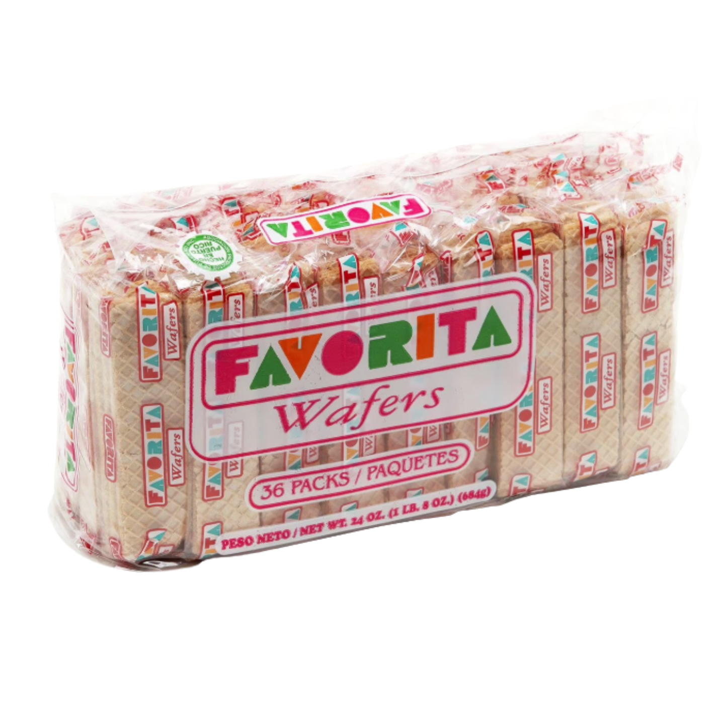 Favorita Wafer Cookies 36 Pack 🍪✨ | Galletas Wafer Crujientes con Relleno Dulce