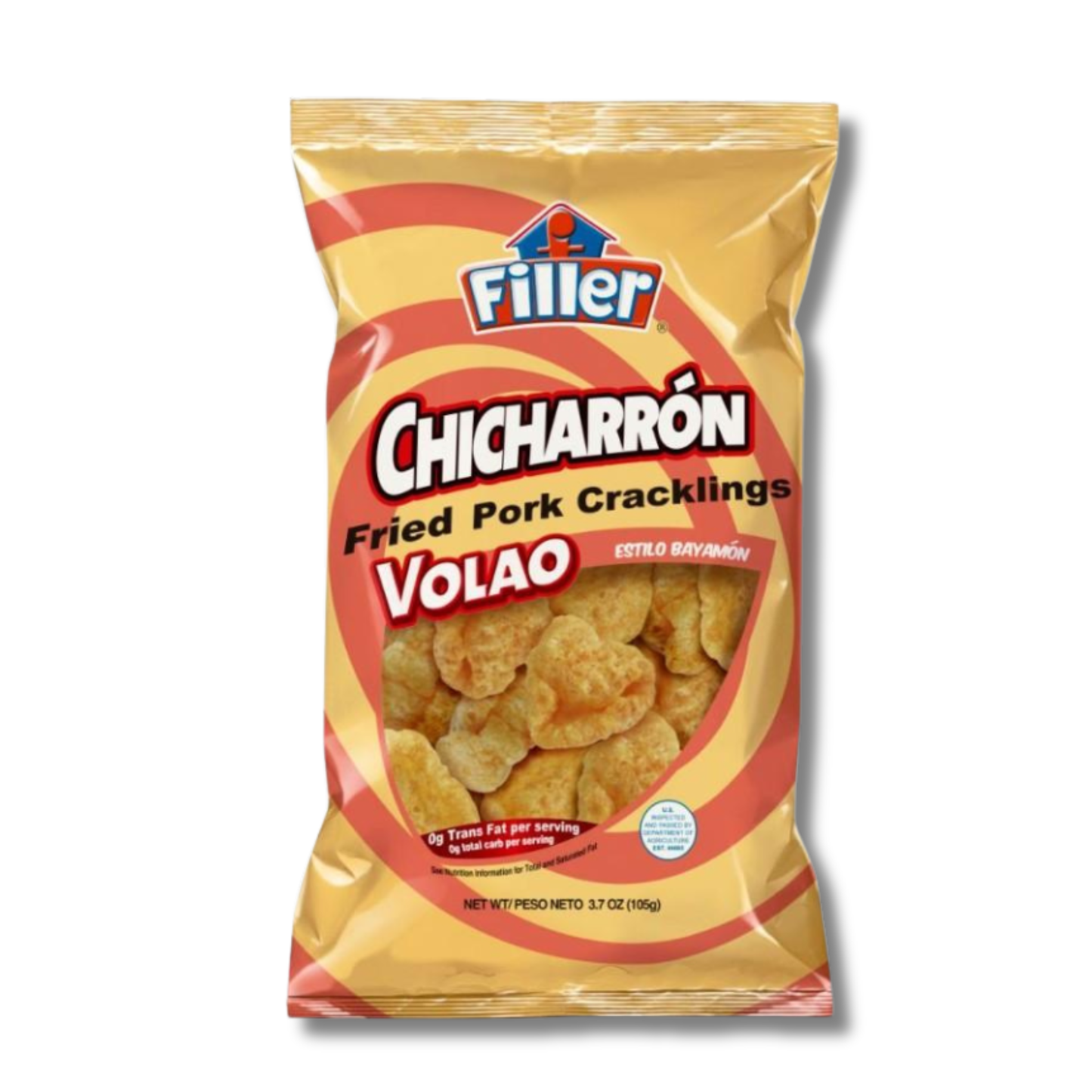 Filler Chicharrones Volao Regular 3.7 oz 🐷 | Snack Crujiente de Puerto Rico