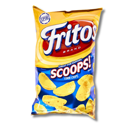Frito-Lay Fritos Scoops Corn Chips 11 oz 🌽🥣 | Chips de Maíz Tipo Scoop para Dips y Fiestas
