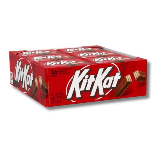 KitKat Milk Chocolate Wafer Bars 36 Pack 🍫✨ | Barras de Chocolate con Wafer Crujiente