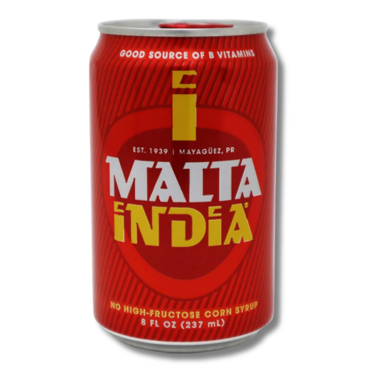 Malta India Original, 8oz | Malta Puertorriqueña