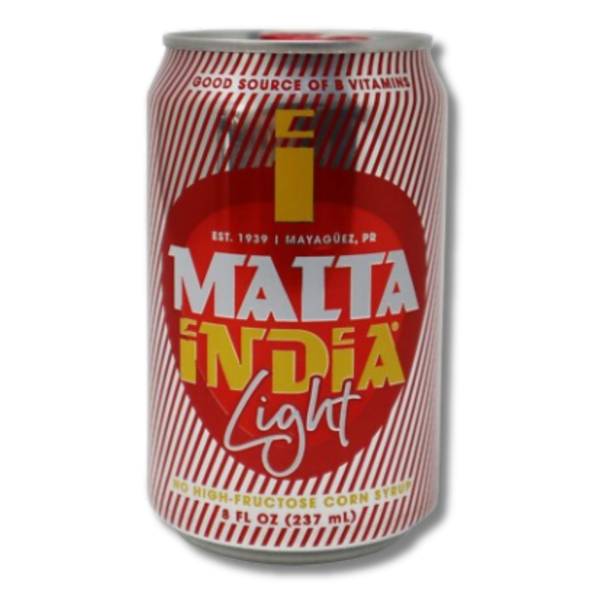 Malta India Light,  8 oz | Malta Puertorriqueña