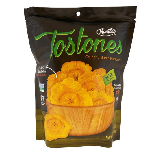 Mambo Tostones Regular 3.53 oz 🍌🔥 | Chips de Plátano Verde Crujientes Estilo Boricua