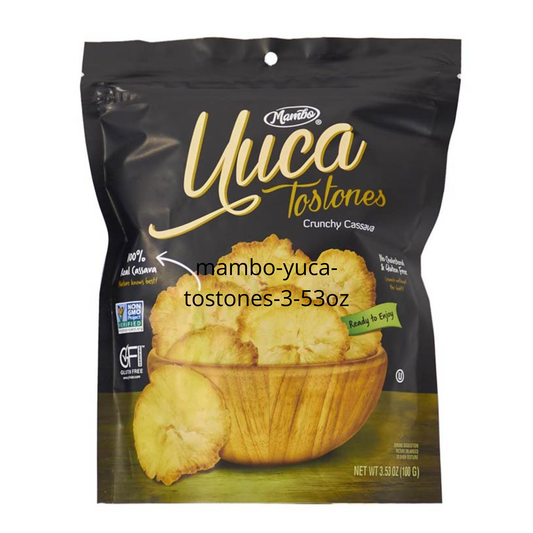 Mambo Yuca Tostones 3.53 oz 🥥🔥 | Chips de Yuca Crujientes Estilo Boricua