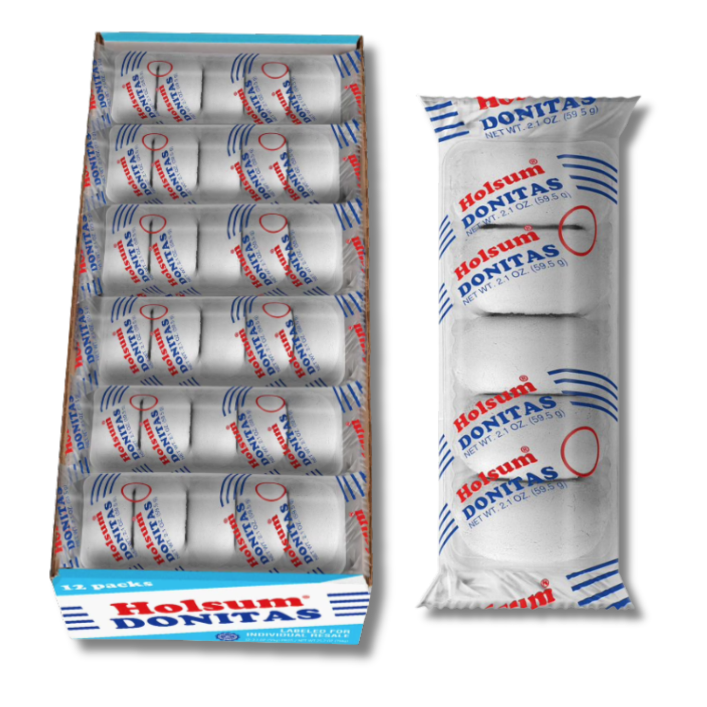 Holsum Mini Sugar Donuts 12 Pack 🍩✨🇵🇷 | Donitas Azucaradas Suaves y Esponjosas