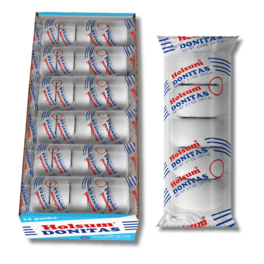 Holsum Mini Sugar Donuts 12 Pack 🍩✨🇵🇷 | Donitas Azucaradas Suaves y Esponjosas
