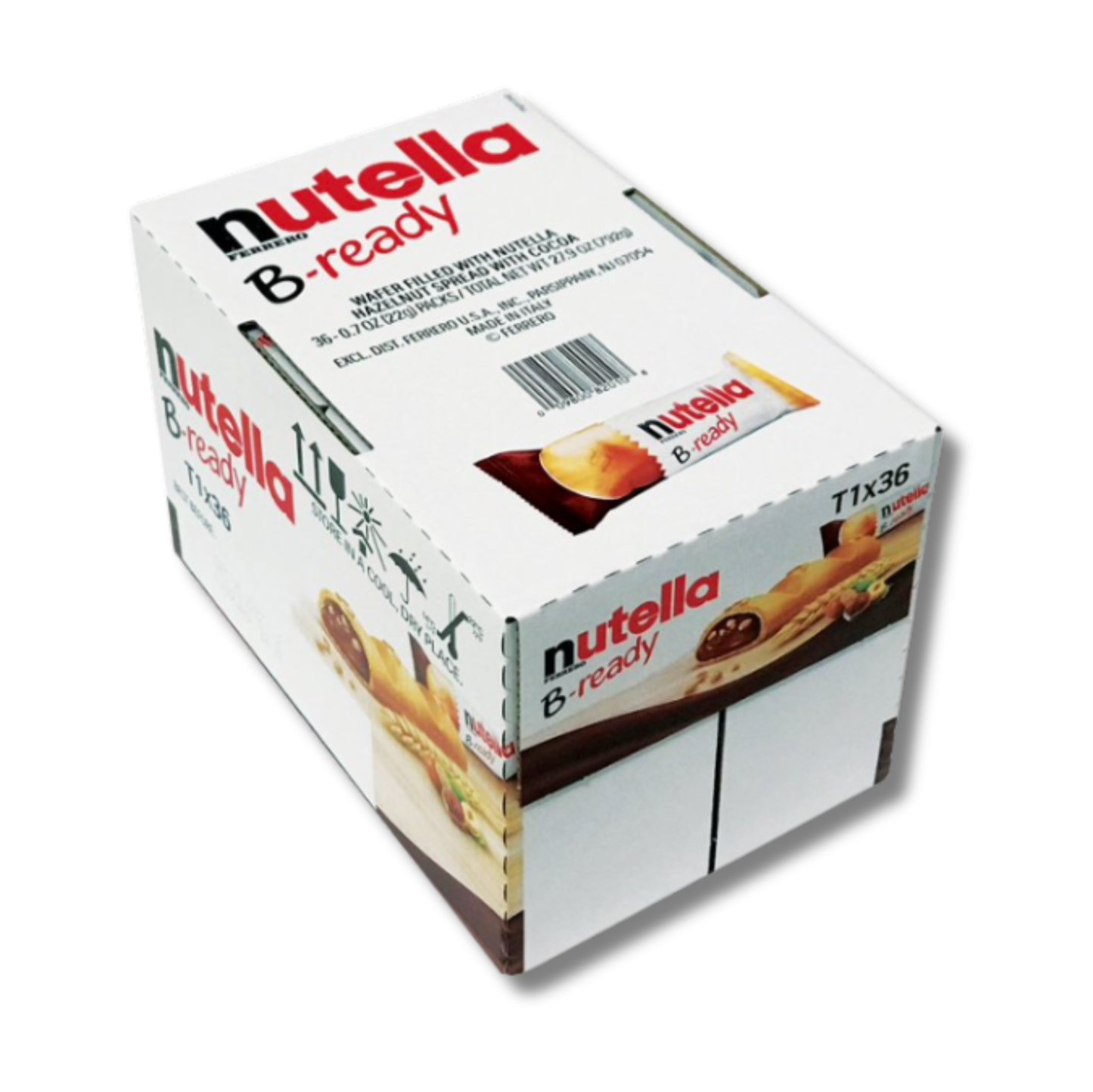 Nutella B-Ready Wafer Bars 36 ct 🍫🌰✨ | Barritas Crujientes Rellenas de Nutella