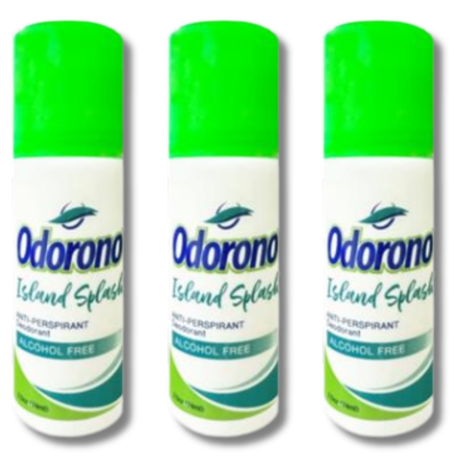 Odorono Island Splash Roll-On 2.5 oz 🌴✨ | Desodorante Tropical Fresco de Larga Duración