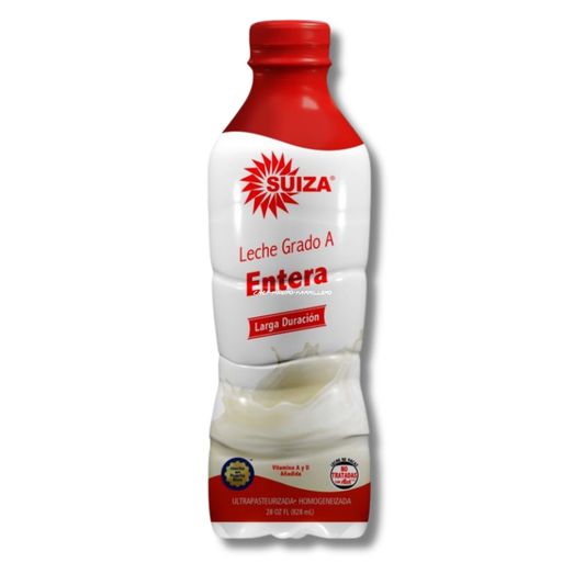 Suiza Leche UHT Entera 28 oz 🥛 | Leche de Larga Duración de Puerto Rico