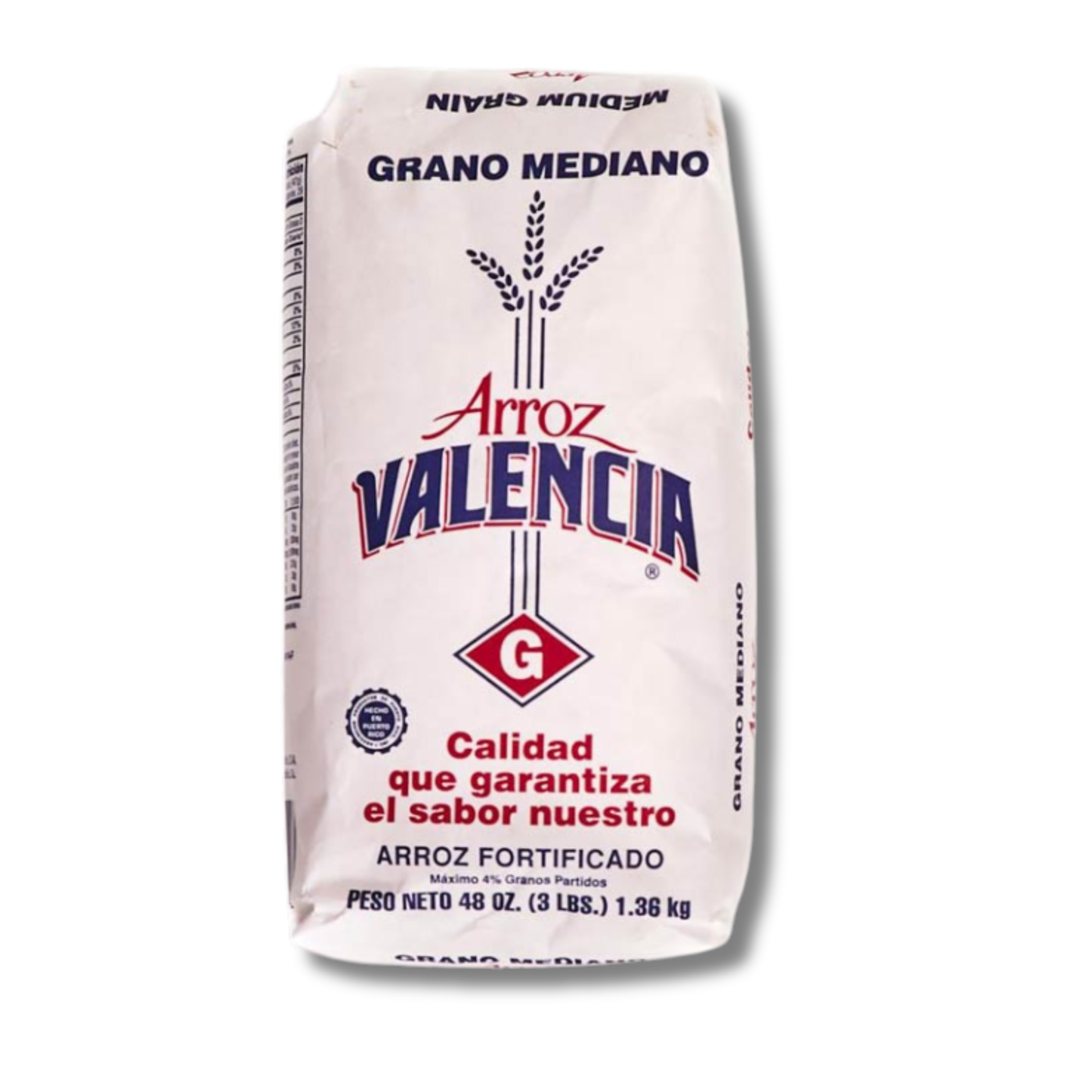 Valencia Arroz Grano Mediano 3 lb 🍚 | Arroz Clásico de Puerto Rico